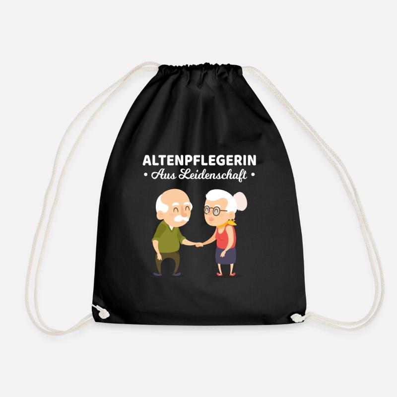Pflegerin Pfleger Altenpflegerin Altenpfleger - Turnbeutel - Schwarz