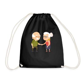 nurse - Drawstring Bag - black - Front