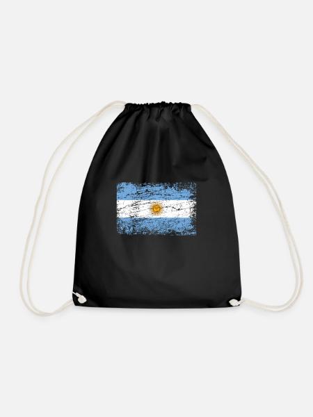 Argentine drapeau drapeau argentin Tango - Sac de sport léger - noir