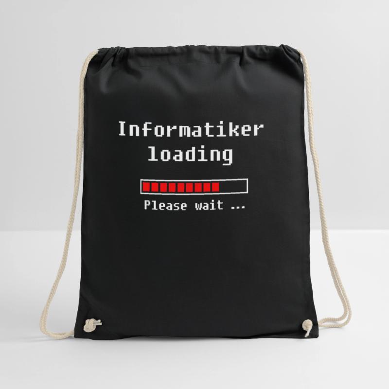 IT specialists loading - IT computer scientist EDP Drawstring Bag