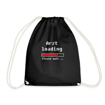 Doctor loading - étudiant en médecine étudiant en médecine - Sac de sport léger - noir - Devant