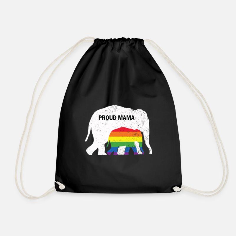 Gay Pride Geschenk - Turnbeutel - Schwarz
