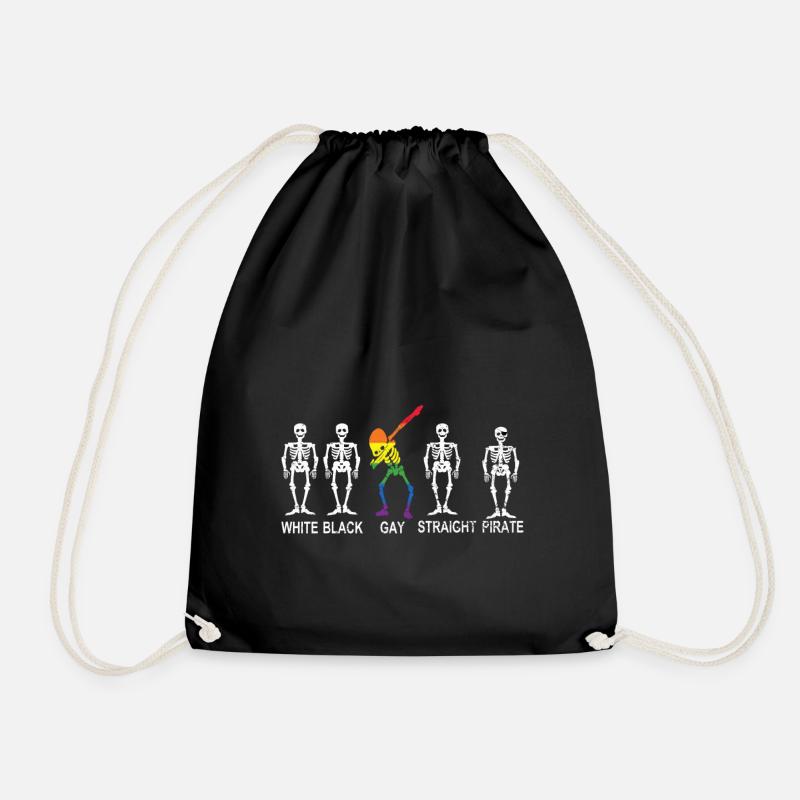 Gay Pride Geschenk - Turnbeutel - Schwarz