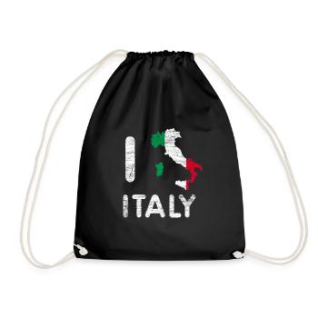 Cadeau Italie - Sac de sport léger - noir - Devant