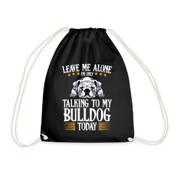 Bouledogue - Sac de sport léger - noir - Devant
