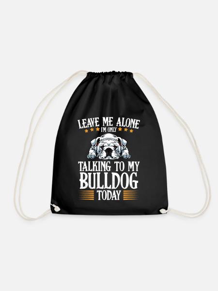 Only Bulldog parle aujourd’hui - Sac de sport léger - noir