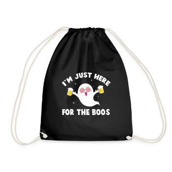 Fantôme de conception drôle Halloween - Sac de sport léger - noir - Devant