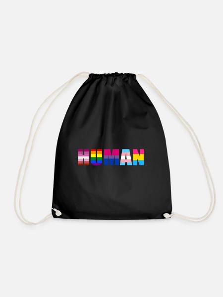 Gay Pride Geschenk - Turnbeutel - Schwarz