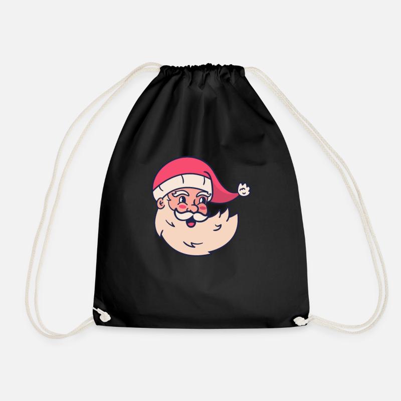 Christmas - Drawstring Bag - black