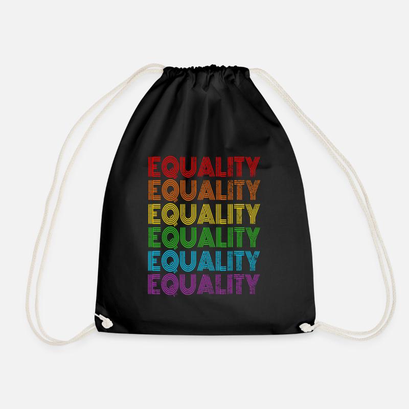 Gay Pride Geschenk - Turnbeutel - Schwarz