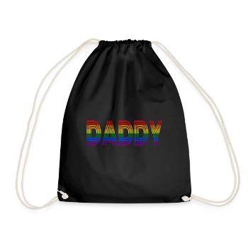 Cadeau Gay Pride - Sac de sport léger - noir - Devant