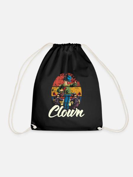 Clown Circus Funny Manege Funny Gift - Sac de sport léger - noir