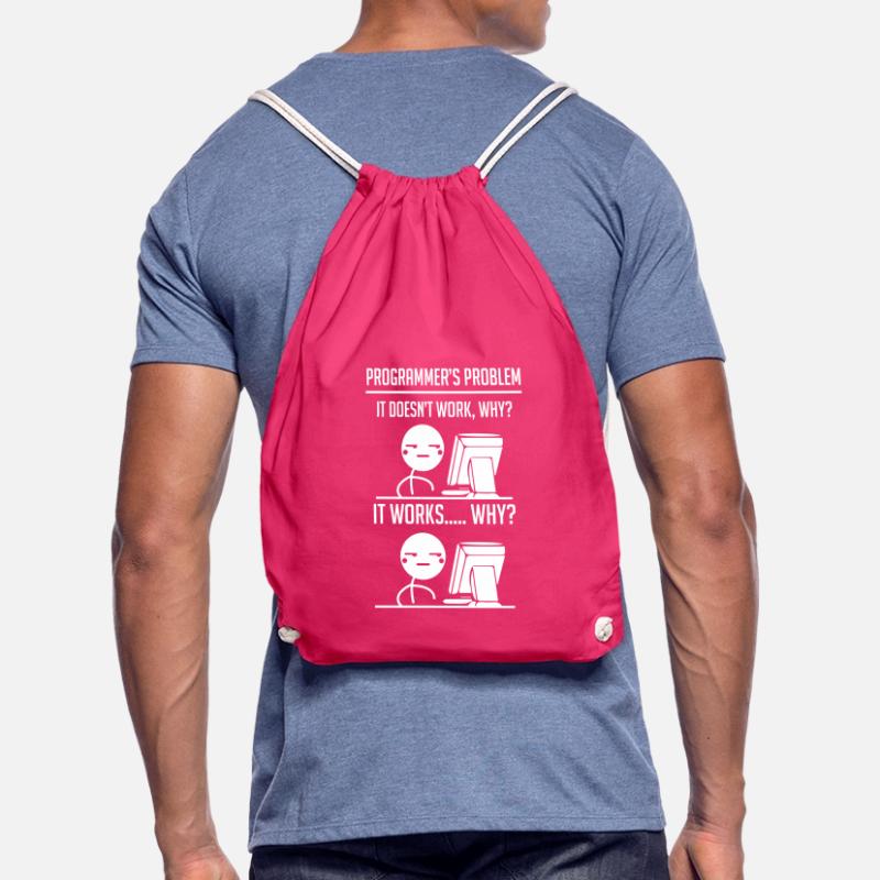 Programmer Code Developer Drawstring Bag