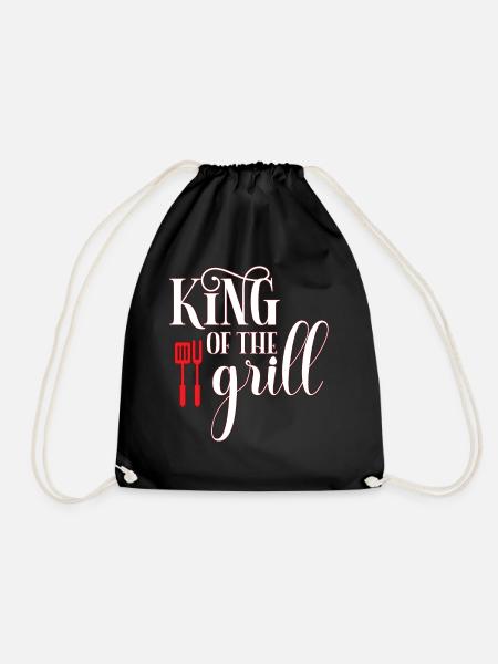 Grillkönig - Turnbeutel - Schwarz