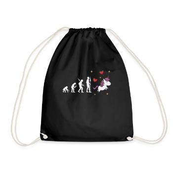 Evolution de moi Licorne - Sac de sport léger - noir - Devant