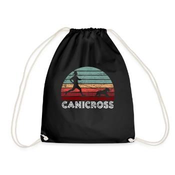 Canicross - Turnbeutel - Schwarz - Vorne