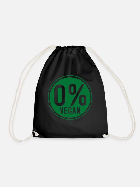 Anti-Vegan - Turnbeutel - Schwarz