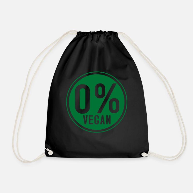 Anti-Vegan - Turnbeutel - Schwarz
