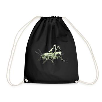 grasshopper - Drawstring Bag - black - Front