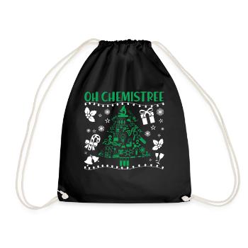 Chimie de Noël Oh Chimistree - Sac de sport léger - noir - Devant