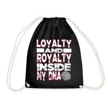 La loyauté et la royauté à l'intérieur de mon ADN Hip Hop Rap - Sac de sport léger - noir - Devant
