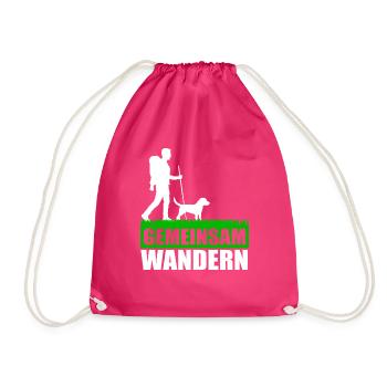 Wanderung Hund - Turnbeutel - Fuchsia - Vorne