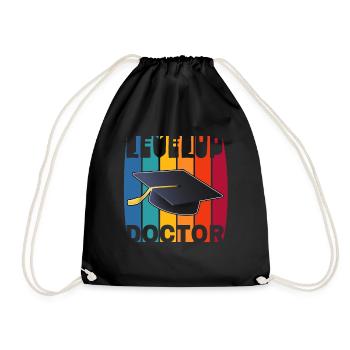 Level-up doctorat de doctorat cadeau - Sac de sport léger - noir - Devant