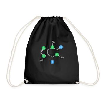 Produits chimiques Caféine - Sac de sport léger - noir - Devant