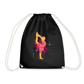 Gardetanz Schautanz Showtanz Geschenk Geschenkidee - Turnbeutel - Schwarz - Vorne