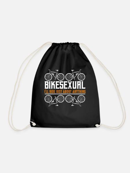 Fahrrad - Turnbeutel - Schwarz