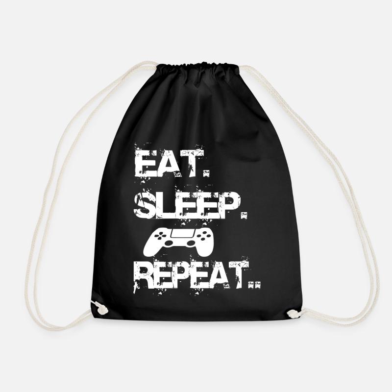 Gamer - Turnbeutel - Schwarz