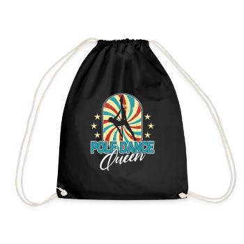 Pole Dance Queen Women Dancer Gift - Sac de sport léger - noir - Devant