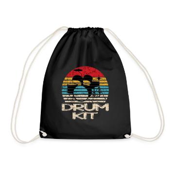 Drummer Drummer Drummer Drums Fun Gift - Sac de sport léger - noir - Devant
