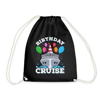 Croisière croisière anniversaire - Sac de sport léger - noir - Devant