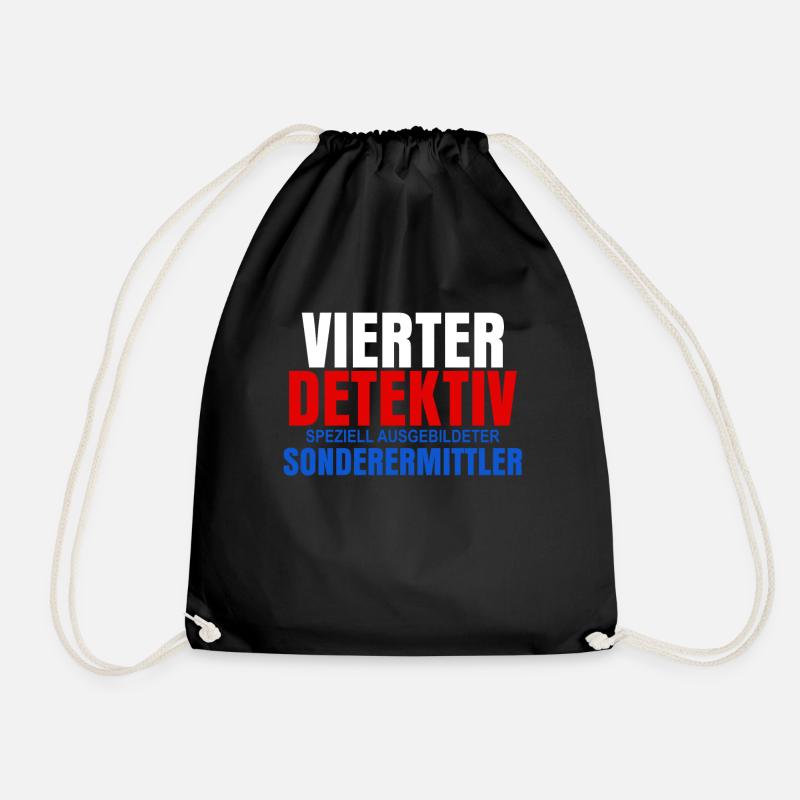Detektiv - Turnbeutel - Schwarz