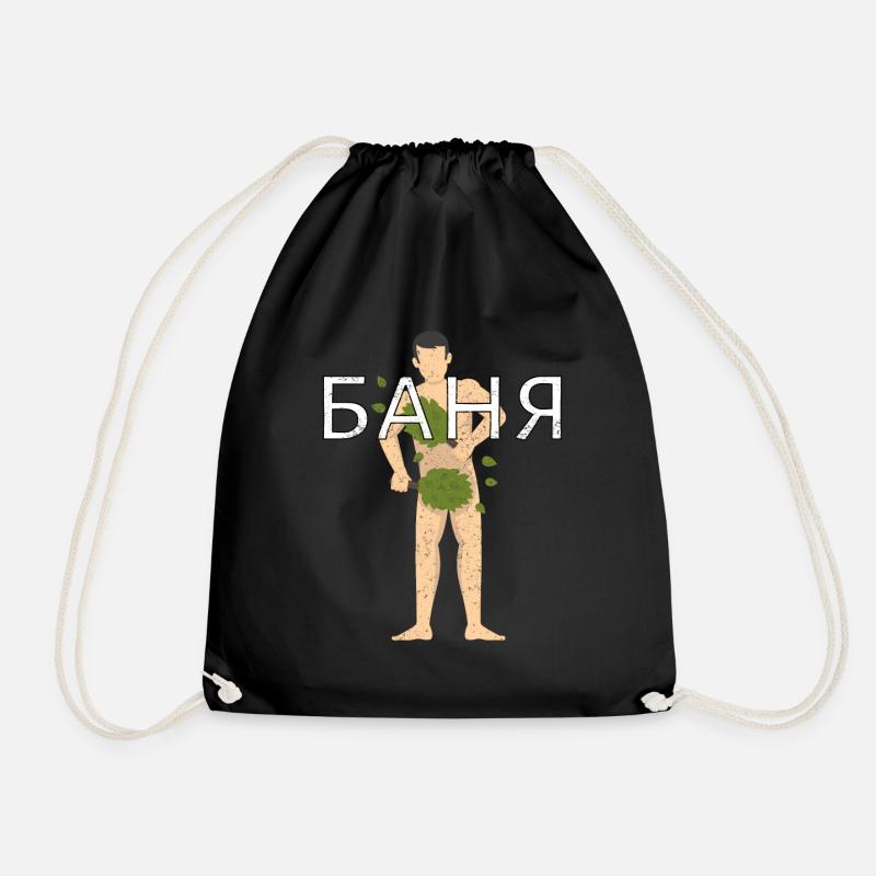 Sauna Banja sauna russe - Sac de sport léger - noir