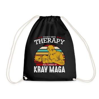 Krav Maga - Sac de sport léger - noir - Devant