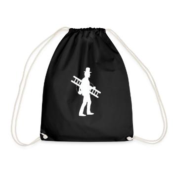 chimney sweeper - Drawstring Bag - black - Front