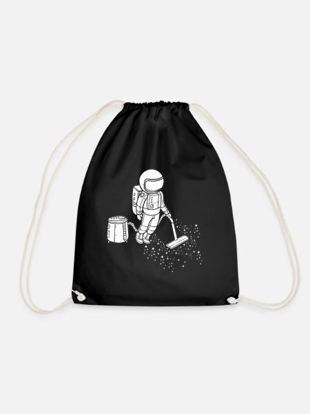 Astronaut Raumfahrer Weltall Galaxie - Turnbeutel - Schwarz