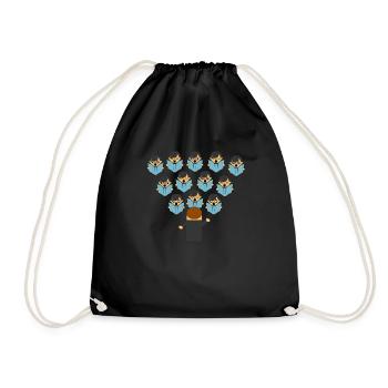 Choir - Drawstring Bag - black - Front