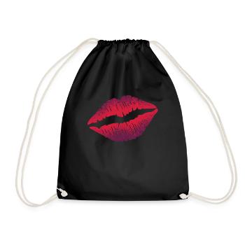 nurse - Drawstring Bag - black - Front