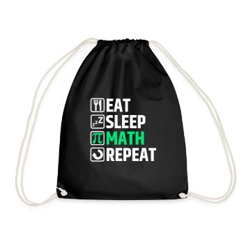 Mathématicien mathématique - Sac de sport léger - noir - Devant