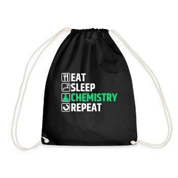 Chimiste chimiste - Sac de sport léger - noir - Devant
