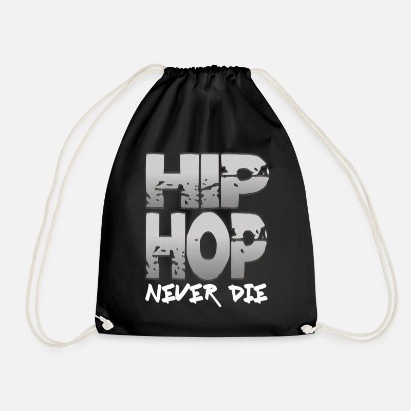 Hip Hop - Turnbeutel - Schwarz