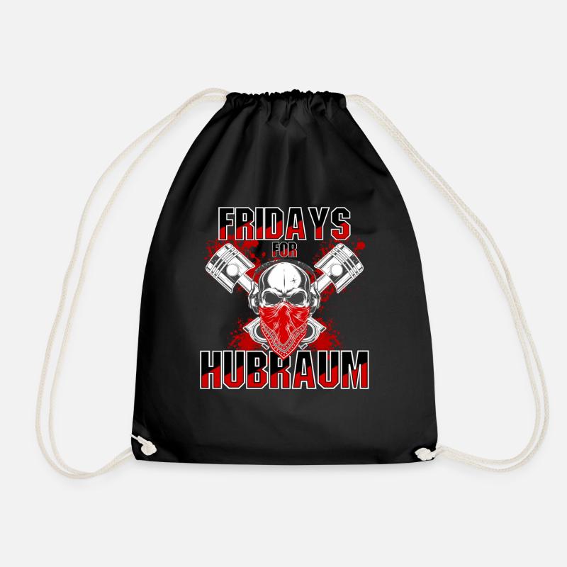 Fridays For Hubraum - Turnbeutel - Schwarz
