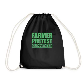 Bauer Protest - Turnbeutel - Schwarz - Vorne
