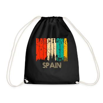 Barcelone - Sac de sport léger - noir - Devant