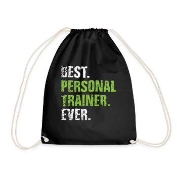 Personal Trainer - Drawstring Bag - black - Front