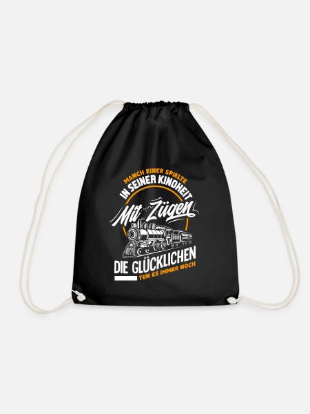 Eisenbahn Beruf - Turnbeutel - Schwarz
