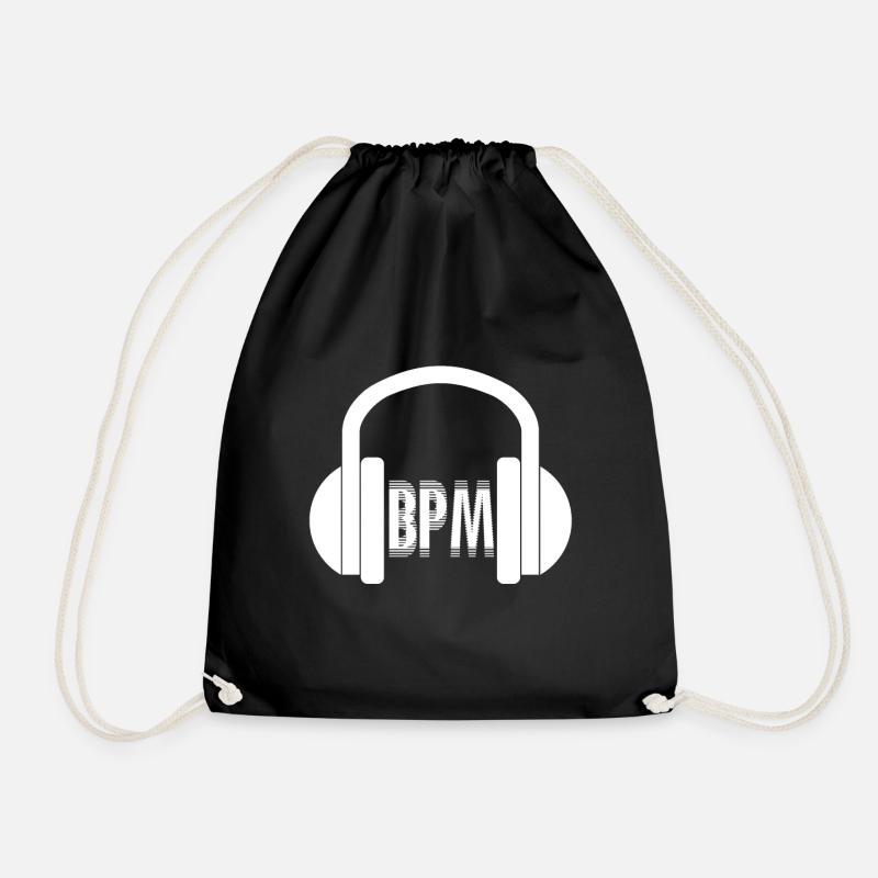 BPM techno - Sac de sport léger - noir